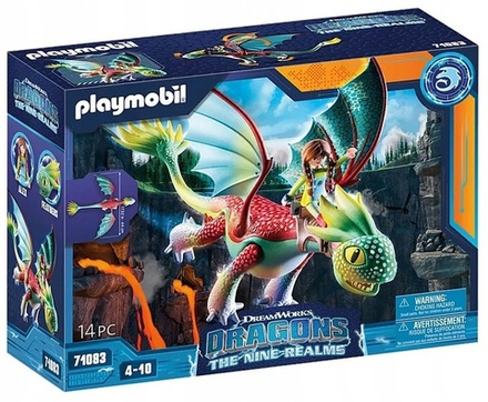 Конструктор Playmobil Dragons 71083 Перья и Алекс