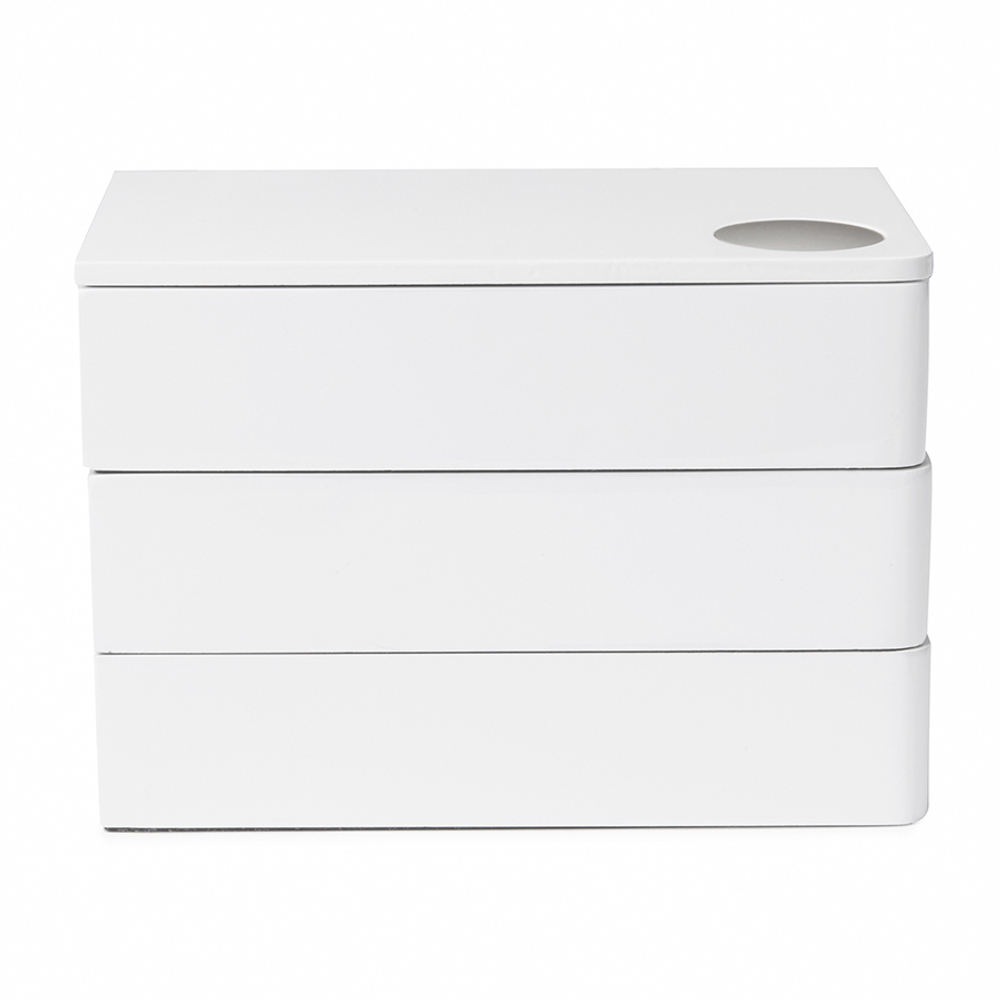 Шкатулка spindle белая