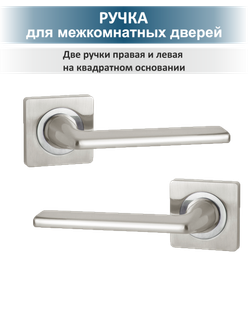 Ручка дверная межкомнатная с магнитной защелкой TREND