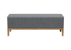 Банкетка Fjord 120 см (серый, твид)