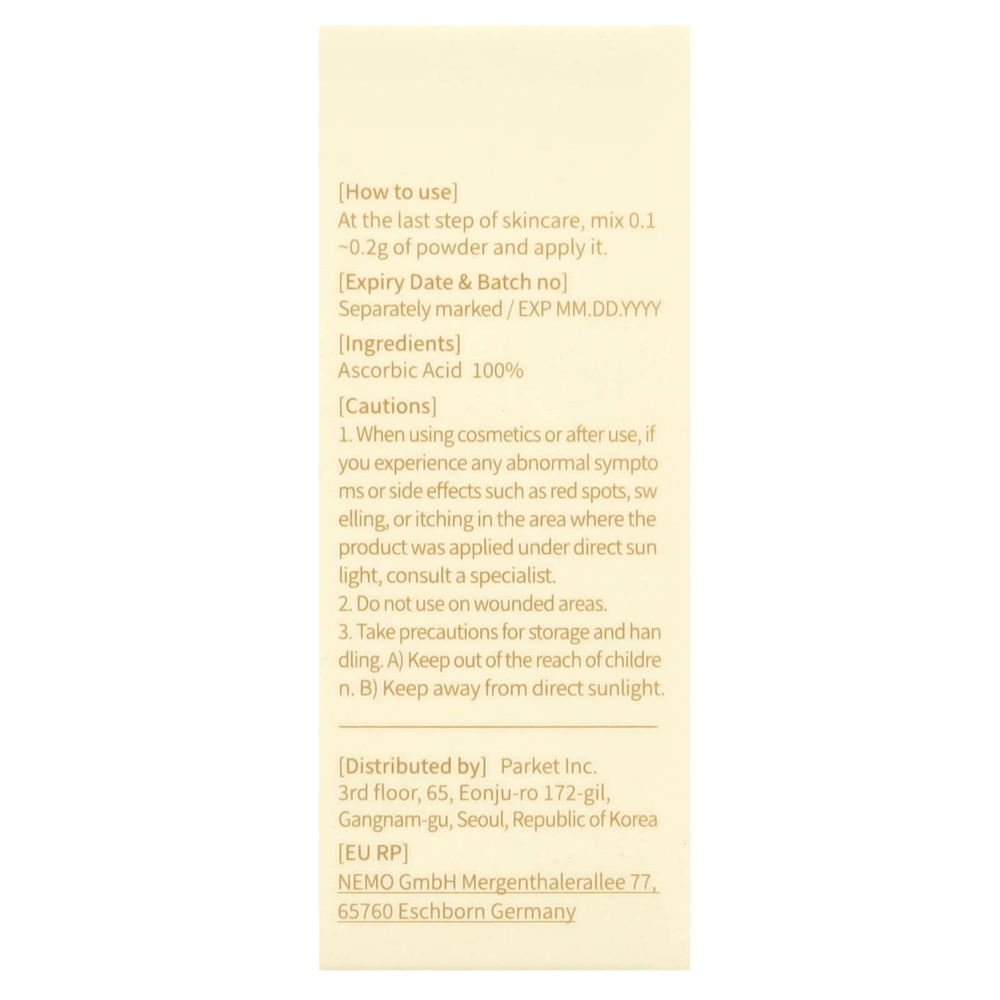 Mixsoon, витамин C в порошке, 8 г (0,28 унции)