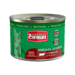 Четвероногий гурман корм консервированный для кошек