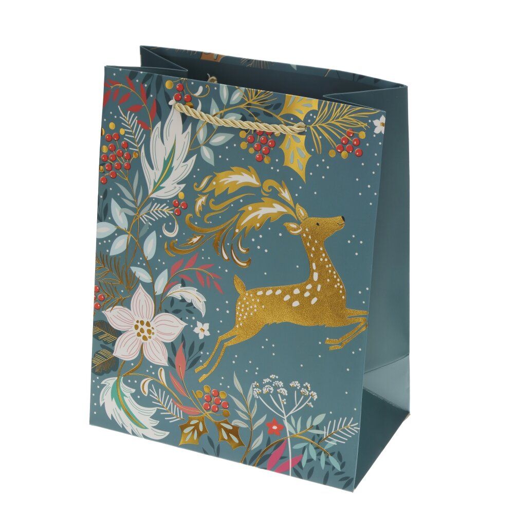 GAEM Пакет подарочный S (бумага 210г/м2, блок 12шт), L18 W10 H23 см, 4в.