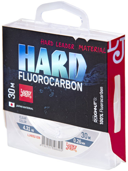Леска LUCKY JOHN Fluorocarbon Hard 0.26 мм / 30 м