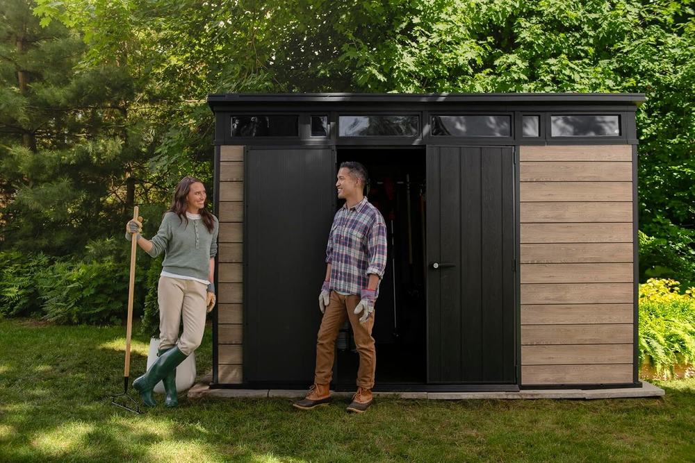 Садовый сарай Keter Signature Pent 11x7 ashwood