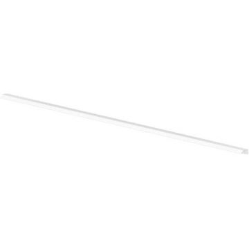 Ручка-профиль накладная L.1196мм, отделка белый бархат (матовый)