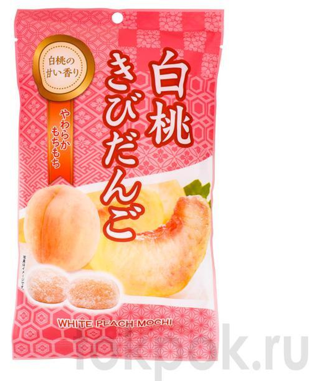Моти с соком персика Hakuto Kibi Dango Seiki, 160 гр