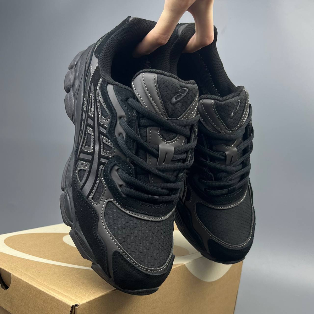 Кроссовки Asics GelNYC GoreTex ТЕРМО #321 (черн.)