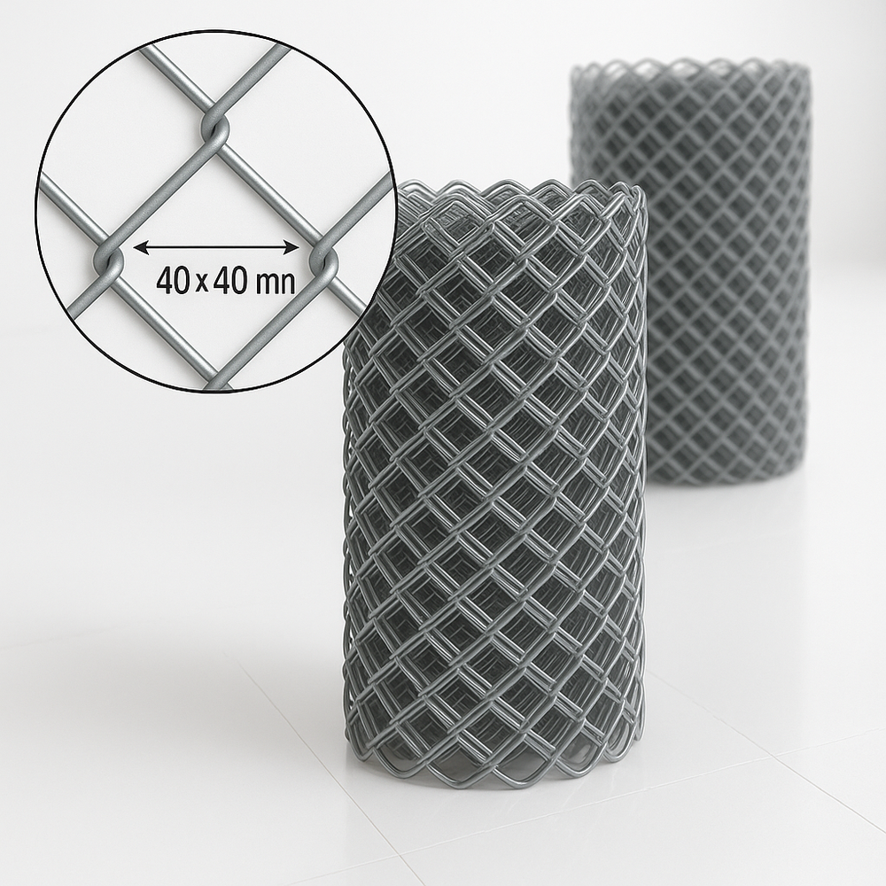 Сетка рабица 40х40 ф3,0мм (оцинкованная)