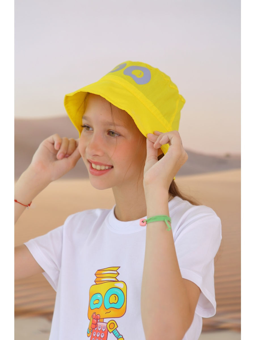 Панама детская солнцезащитная для девочек и мальчиков со светоотражающим эффектом CROOT