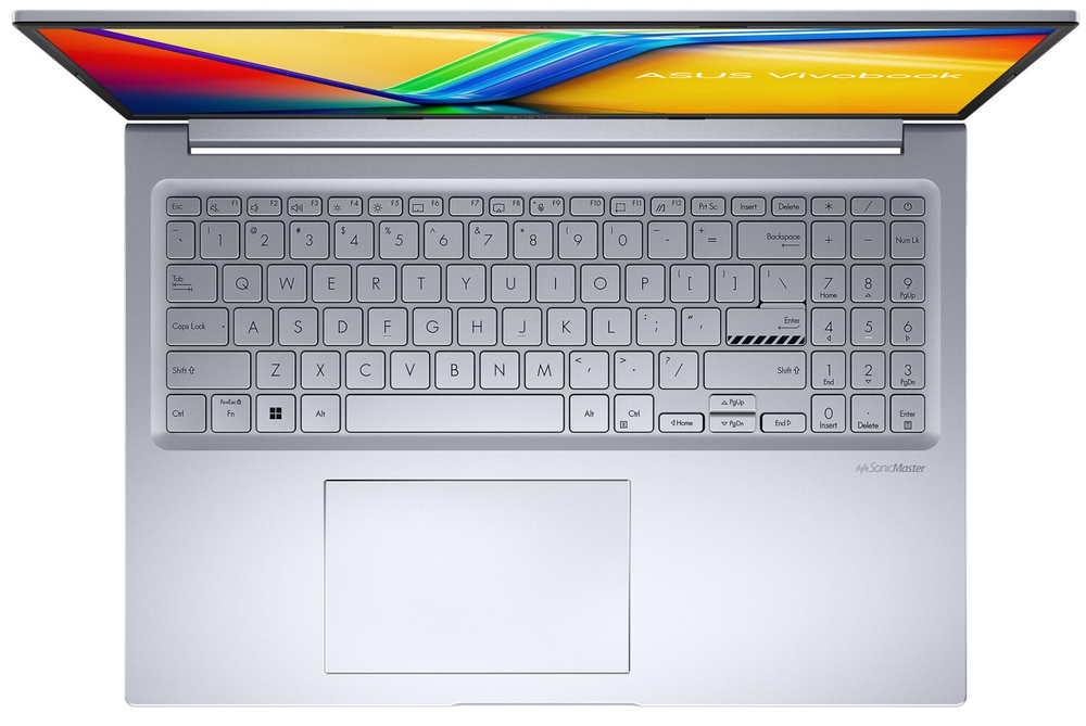 Ноутбук  ASUS VivoBook 16X M3604YA-MB240 16 ", Ryzen 5, 16 Гб RAM, 512 Гб SSD, Radeon Graphics, Серебристый