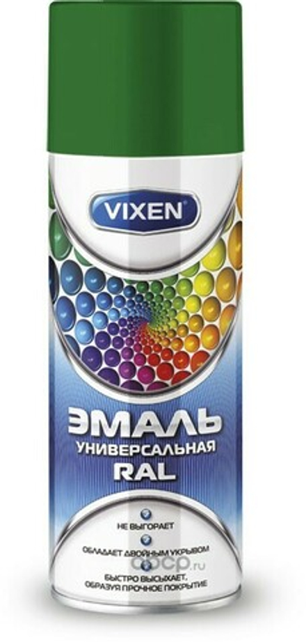 Краска-спрей VIXEN VX-16002 (RAL6002) темно-зеленая