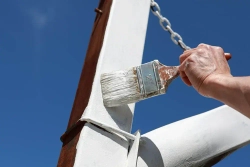 Грунт-Эмаль для пластика Malare краска для пластика/ для сайдинга, для окон и подоконников ПВХ/ для внутренних и наружных работ, быстросохнущая, матовый, белый, 0.8 кг.