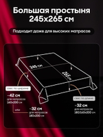 КПБ Однотонный Сатин Премиум OCP013, 2 спальный, 4 наволочки
