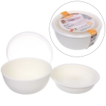 Дуршлаг пластиковый «Фаттория» 24*12см двойной с чашей и крышкой 4предмета