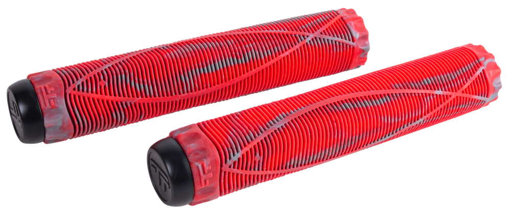 Грипсы Tech Team Fish Grey/Red 170mm