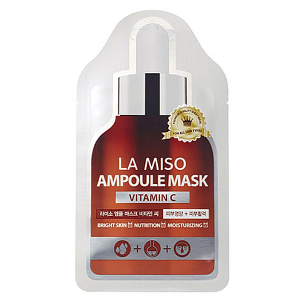 La Miso Маска ампульная с витамином С - Vitamin C ampoule mask, 25г