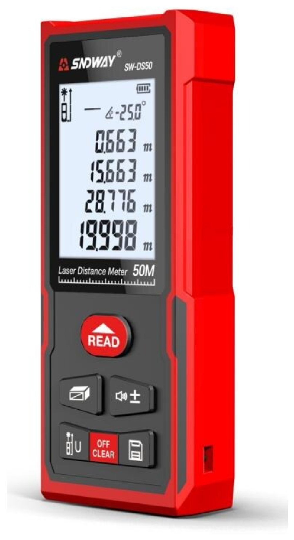 ДАЛЬНОМЕР ЛАЗЕРНЫЙ SNDWAY SW-DS50