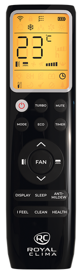 Инверторная сплит-система серии ROYAL SUPREMO NERO FULL DC EU Inverter RCI-RSN30HN (комплект)