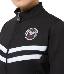 Женская Кофта теннисная Australian Tennis Crew Track - черный