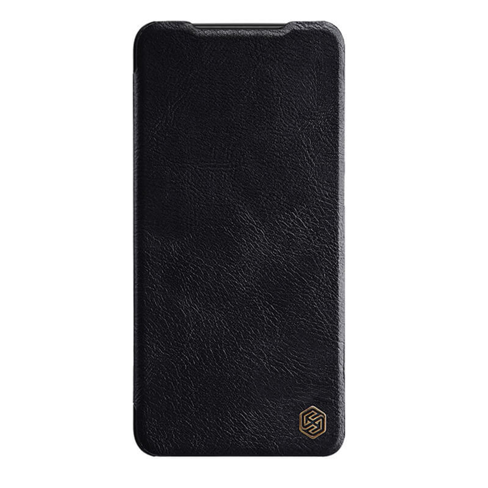 Кожаный чехол-книжка Nillkin Leather Qin Pro c защитой камеры для Xiaomi Poco F4