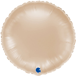 Шар фольгированный Круг 46 см (Золотой)