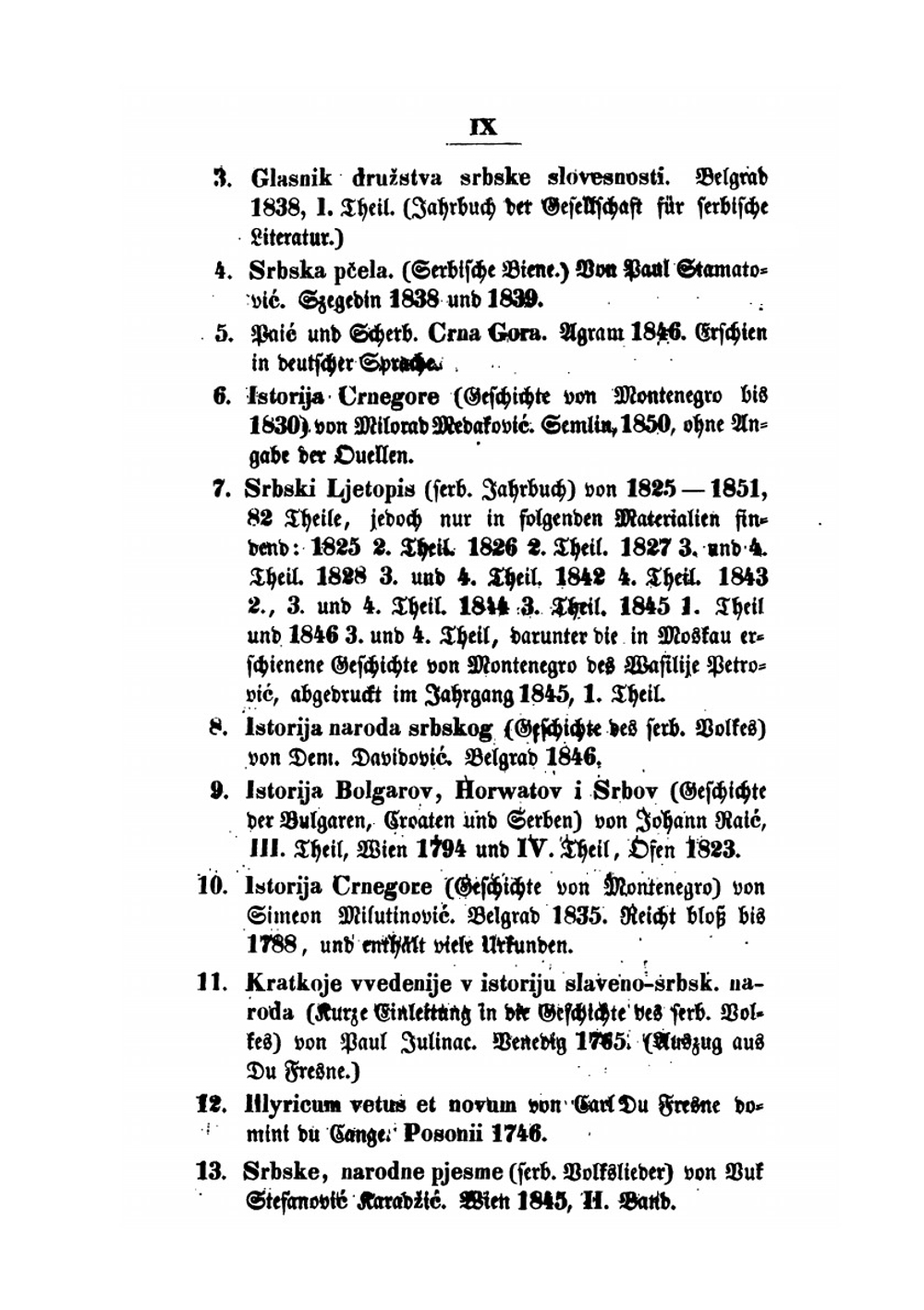 Geschichte des Fürstenthums Montenegro. Bis zum Jahre 1852 | Alexander Andrić