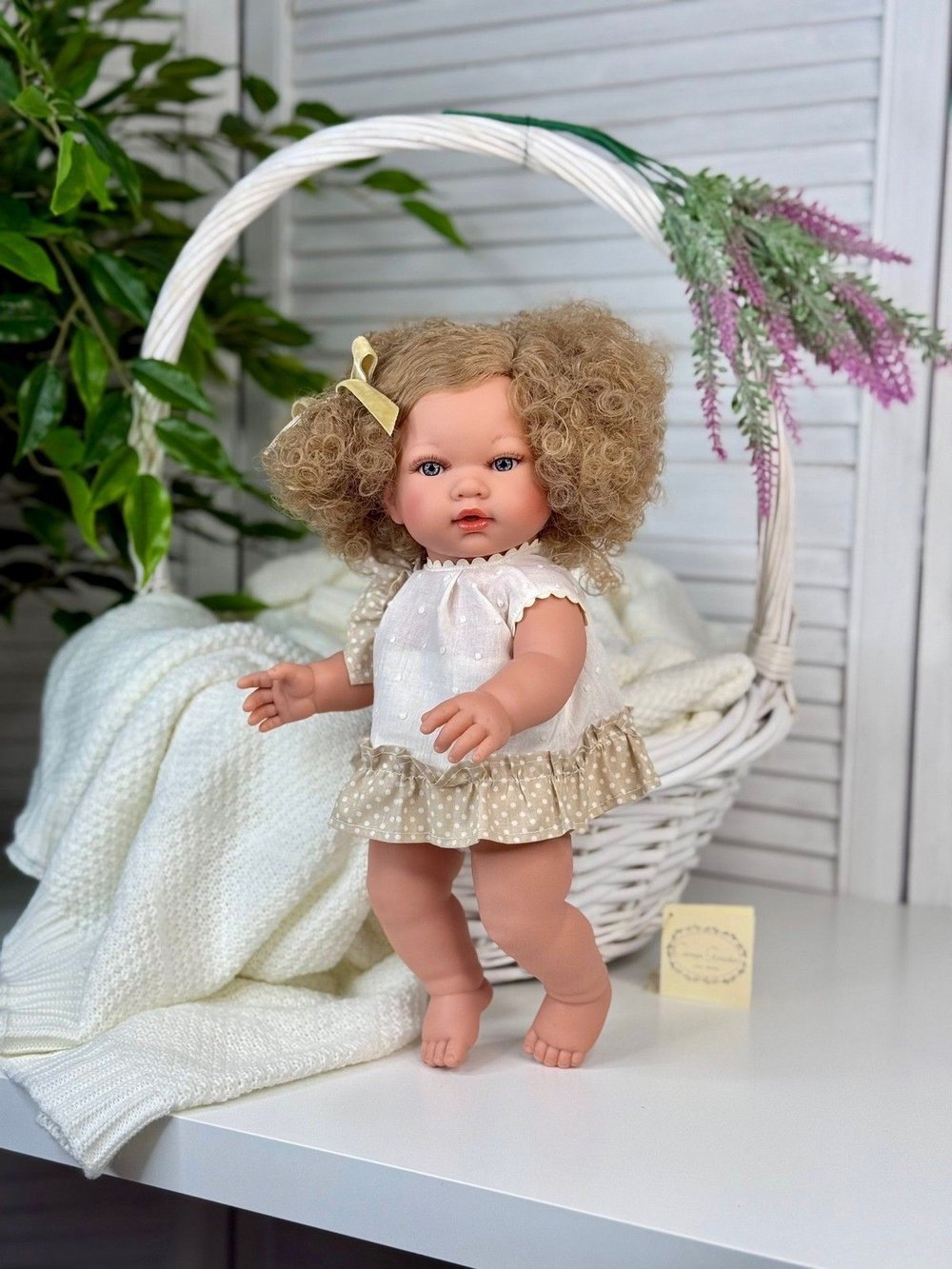 Кукла D Nenes виниловая 34см Lean (054050)