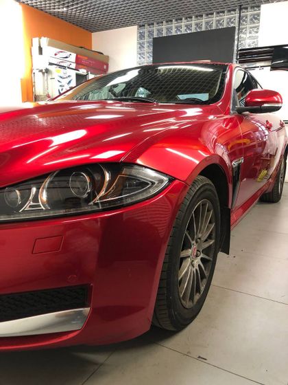 Пленка PET перламутровая красная глянцевая Metallic Red Carbins