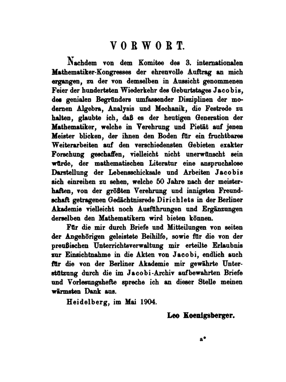 Carl Gustav Jacob Jacobi | Leo Koenigsberger