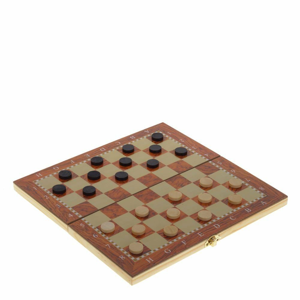 GAEM Игра настольная 3 в 1 (шахматы, шашки, нарды), L29 W14,5 H3 см