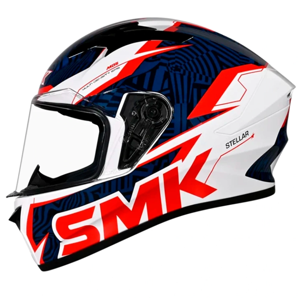 Шлем SMK STELLAR FURY, цвет белый/синий/красный (XL)