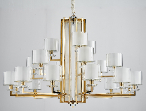 Подвесная люстра Newport ALEXANDRA 4412+6+3/C gold, М0062635