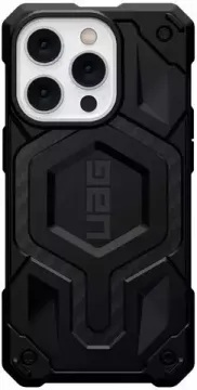 Чехол с поддержкой MAGSAFE Uag Monarch Pro для iPhone 14 Pro 6.1", цвет карбон (Carbon Fiber)
