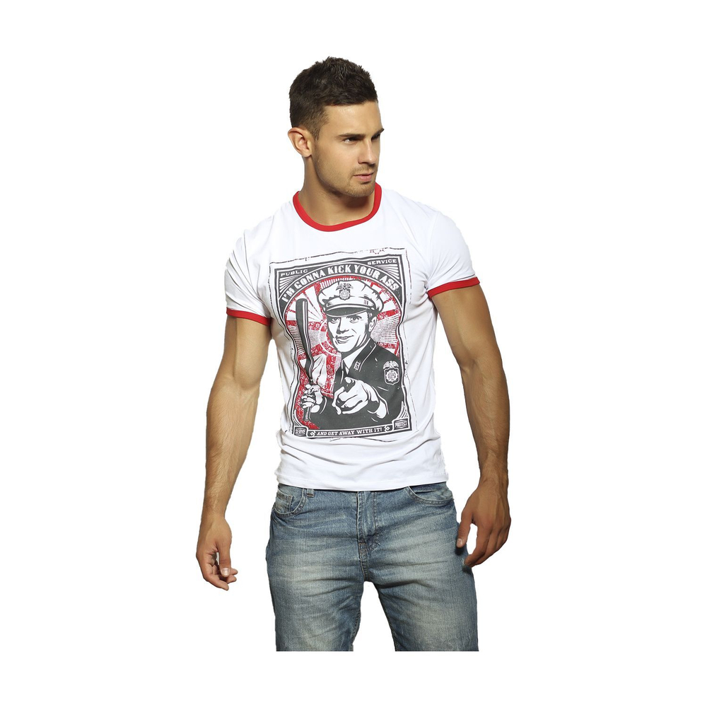 Белая мужская футболка Scandaloso (Размер: L) (Цвет: белый)