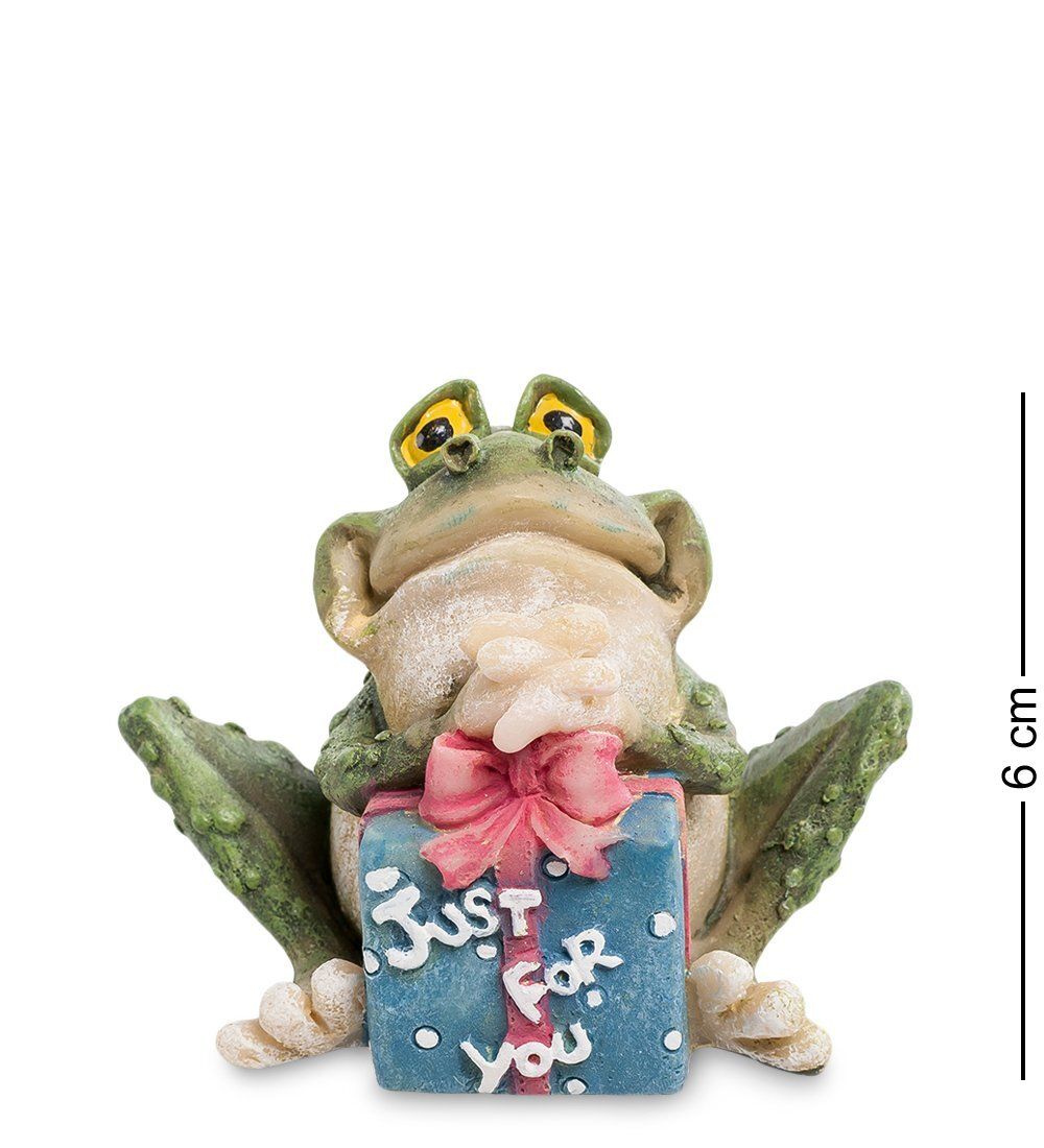 FG-6198-XD Фигура мал. Лягушка «Подарок для тебя» (Sealmark)