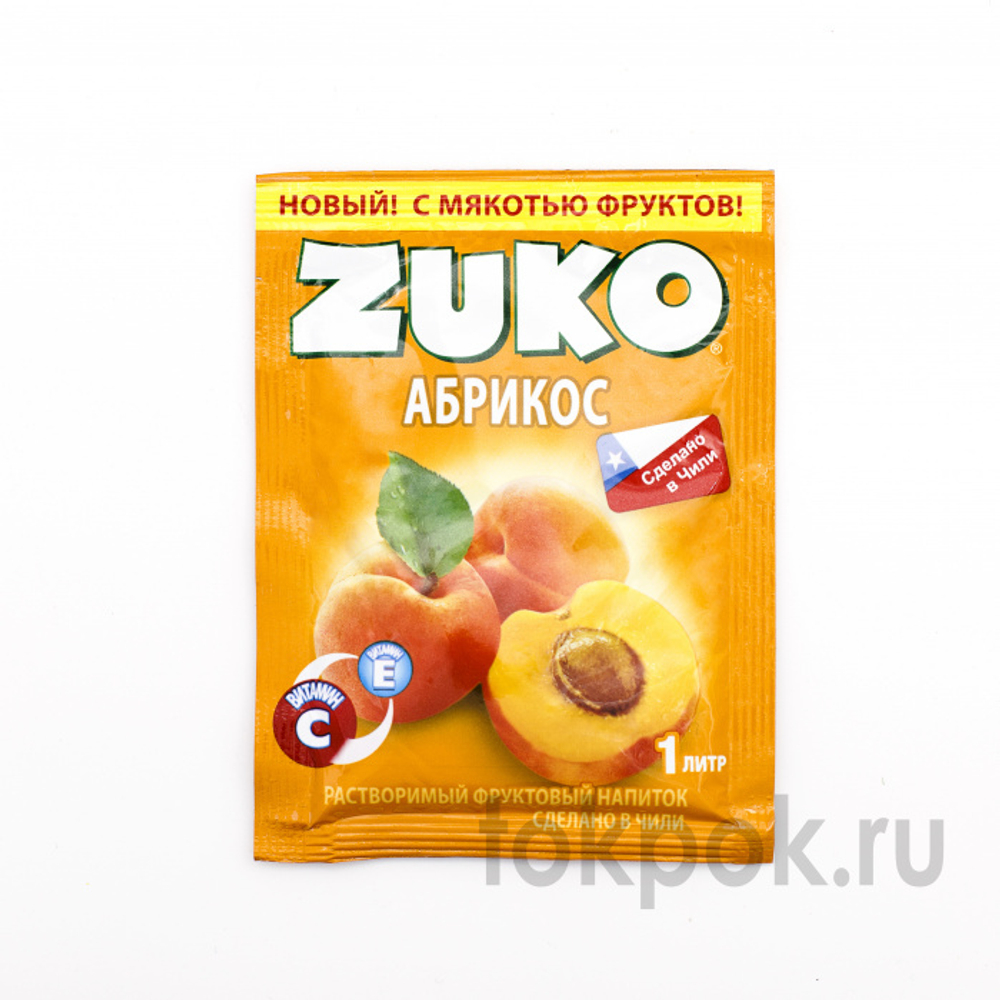 Растворимый напиток Zuko со вкусом абрикоса, 25 гр