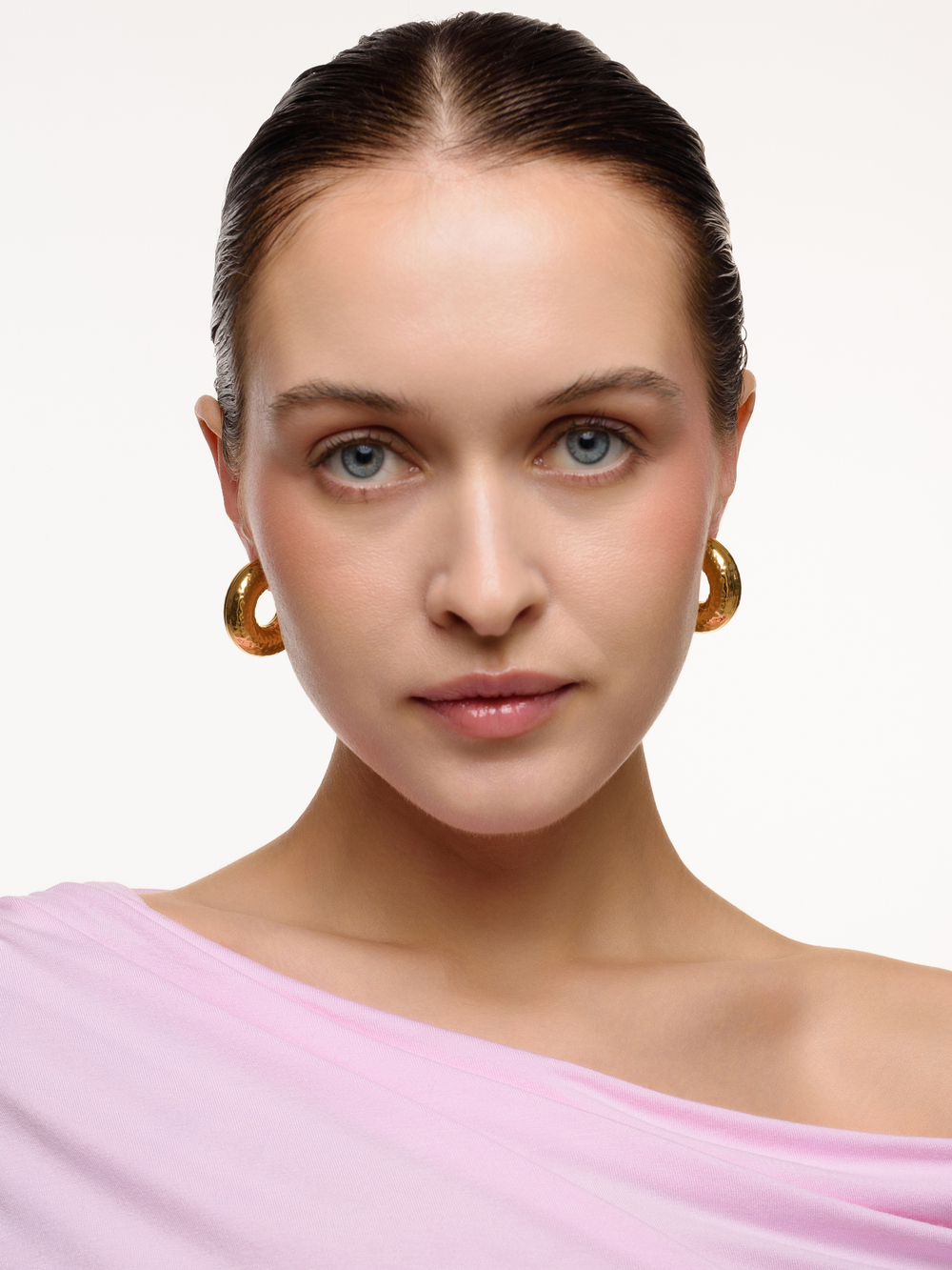 Пусеты "Bagel" Gold