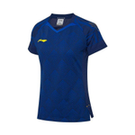 Li-Ning Women's T-Shirt National Team AAYQ056-1 blue