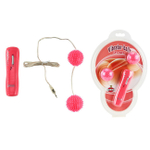 Мощные вибро-шарики с шипами Vibrator Balls (Цвет: розовый)