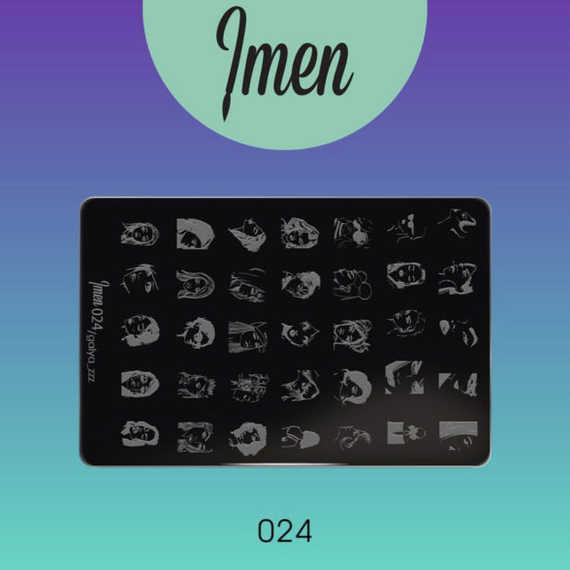 Пластина Imen для стемпинга #024