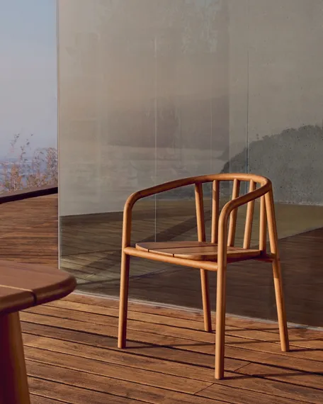 Стул Turqueta из массива тика