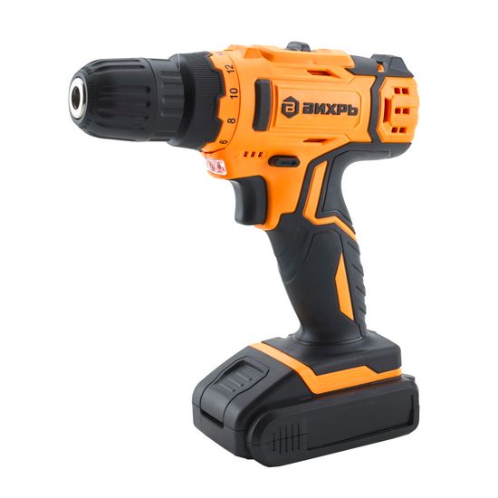 Аккумуляторный дрель-шуруповерт "ВИХРЬ" ДА-12-2К