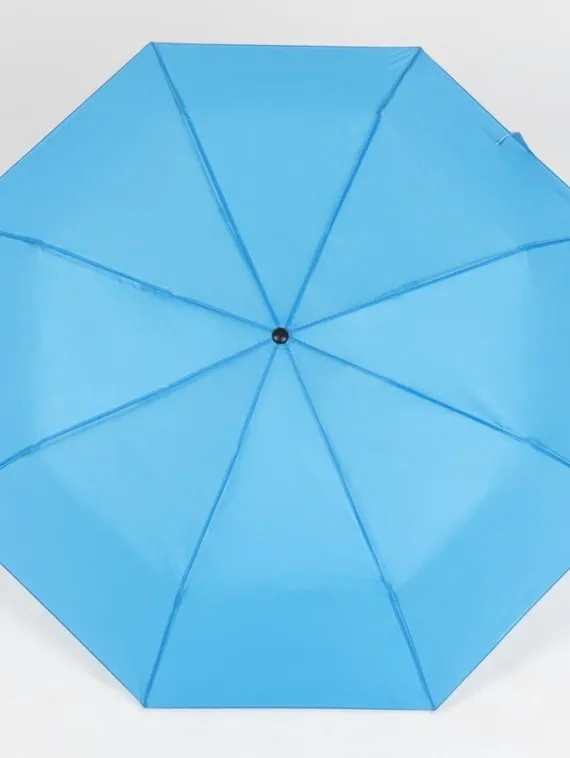 Зонт механический «Однотонный», 3 сложения, 8 спиц, R = 46 см, цвет МИКС