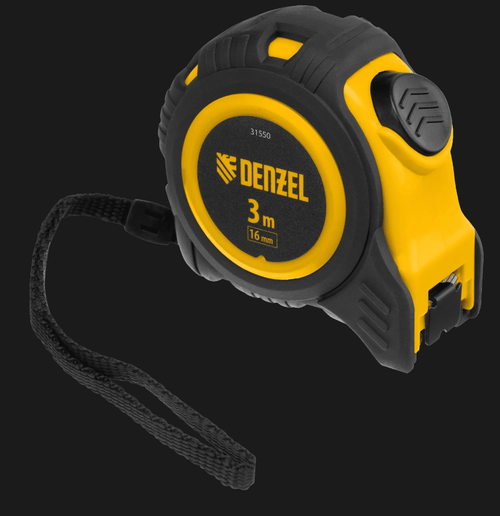 Рулетка 3м 16мм Дензел