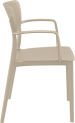 Кресло пластиковое Siesta Contract Loft, бежевый