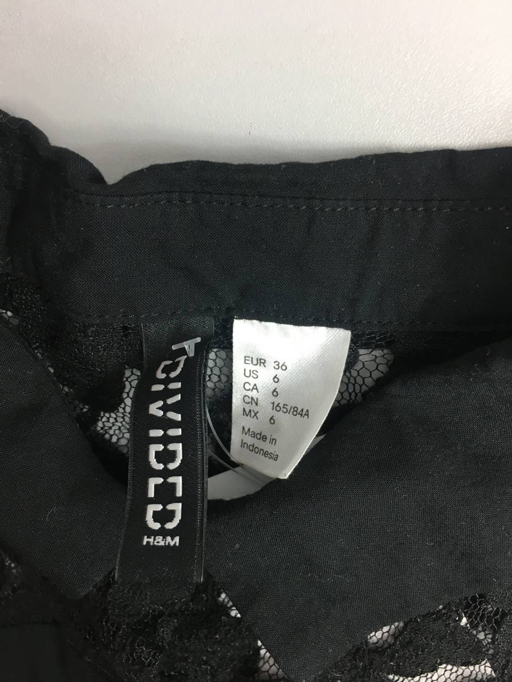 Блузка H&M с кружевом 42 размер