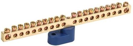 Шина нулевая ШНИ-6х9-20-У1-С на одном угловом изоляторе IEK YNN10-69-20C1-K07