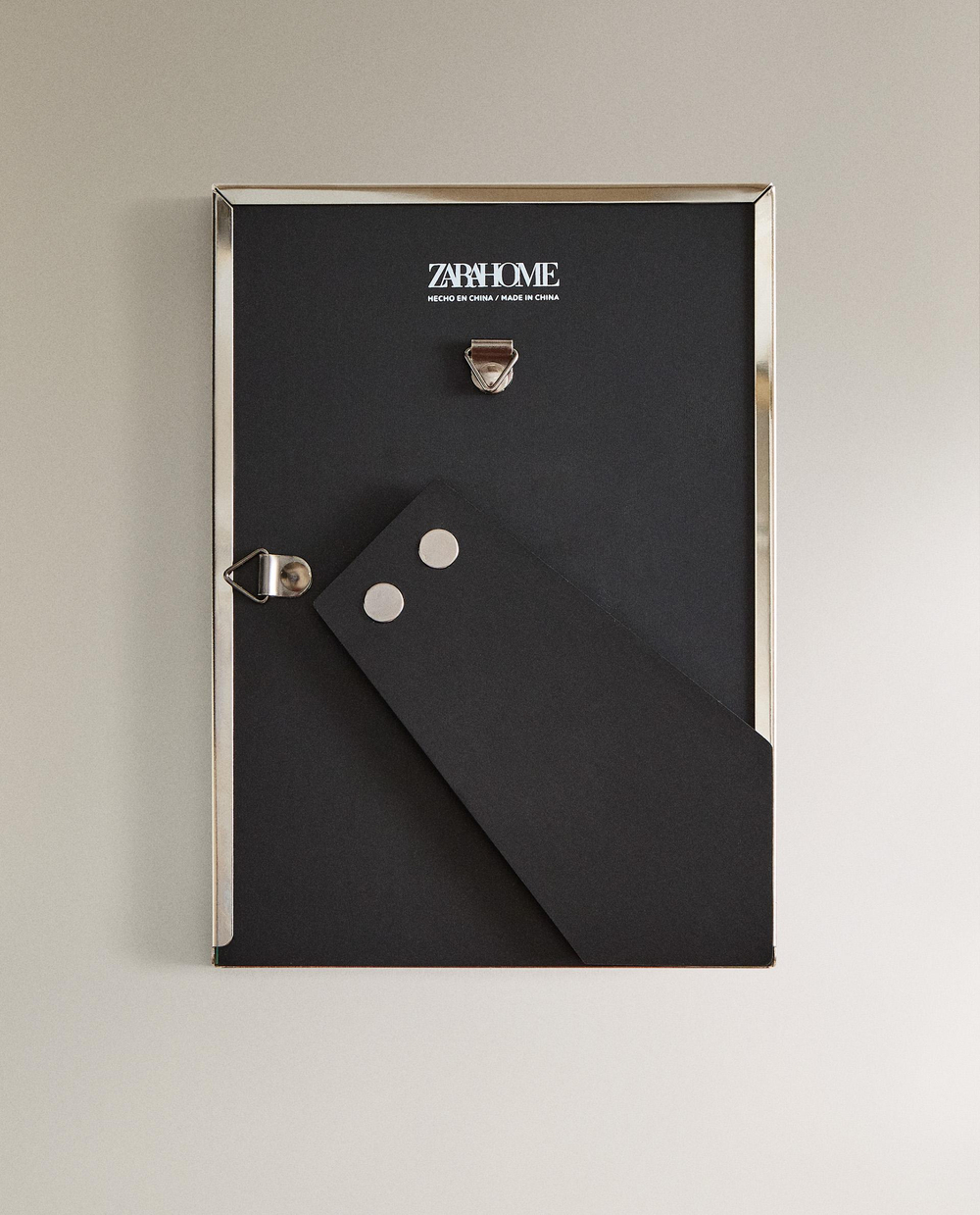 Zara Home Фоторамка из стекла, цвет серебристый, 15.5 см