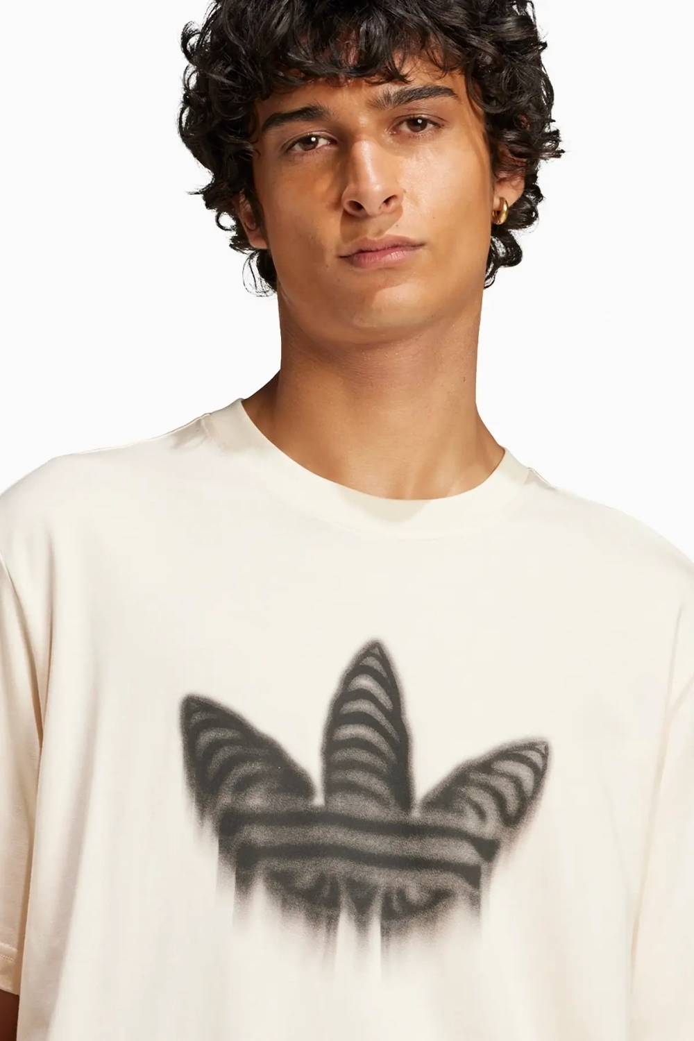 Футболка adidas Skeleton Trefoil Tee - бежевый